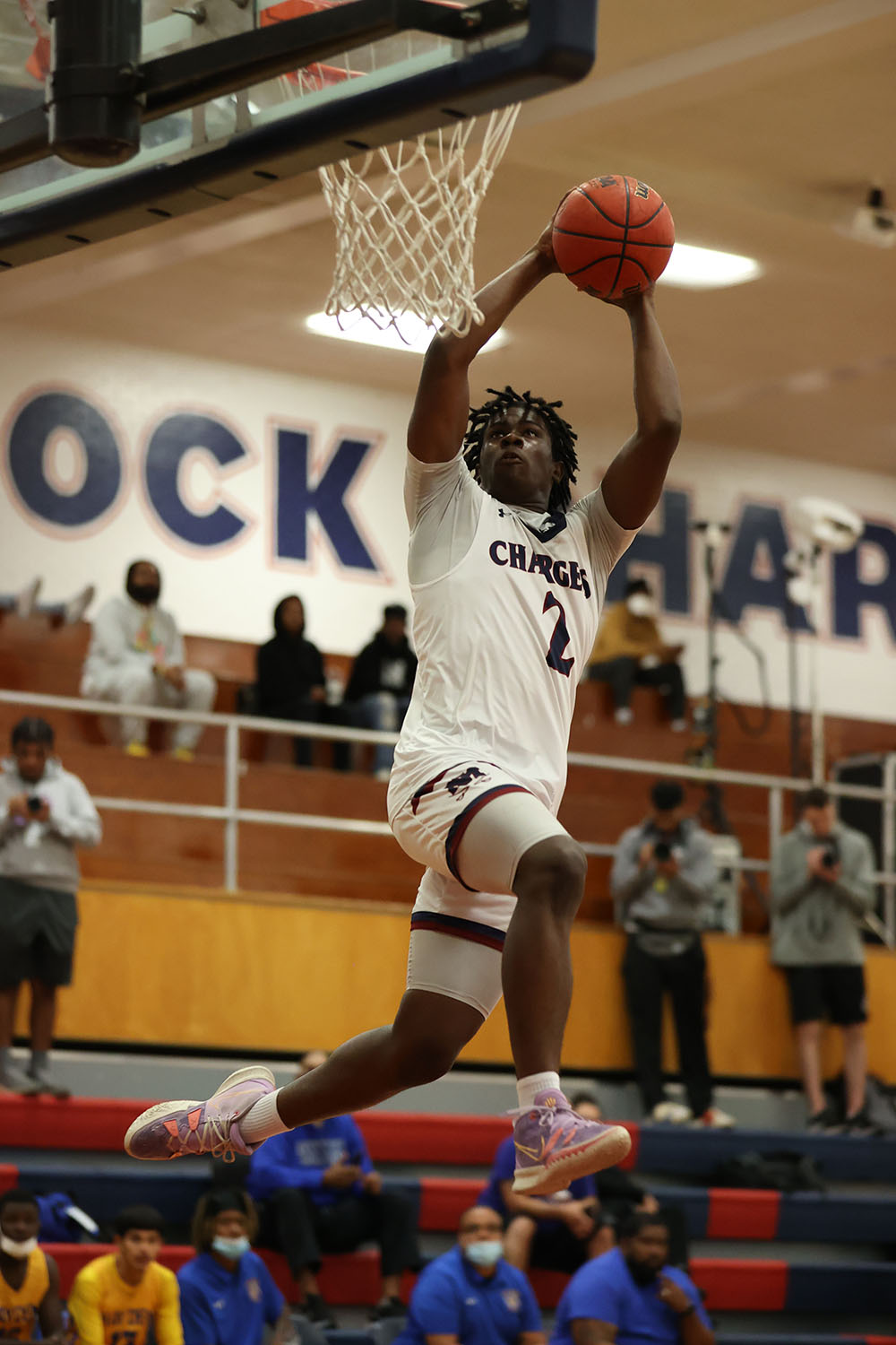 Scroggins Dunking!