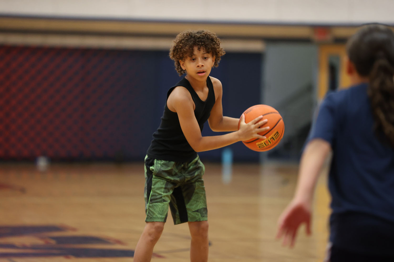 Camper looking to go to the hoop